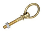 Рым-болт длинный с кольцом и гайкой ART 5309 Brass ring bolt polished