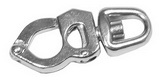 Карабин отцепной с гашеткой и вертлюгом ART 8661 Swivel snap shackle