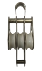 Блок трехшкивный с мочкой и вилкой 30/6-8/80 ART 8812 Triple steel block with becket and shackle
