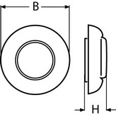 Плафон светодиодный 12v D100 (чертеж)