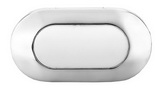 Светильник овальный врезной 4 светодиода ART 4254 LED installation light oval 4 LED’s – chrome plated