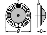 Круглый галогеновый светильник с выключателем 12v (чертеж)