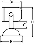 Галогеновый светильник с дистанционным управлением (чертеж)
