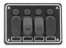Панель выключателей 4 клавиши 130 95 алюминий ART 8685 4 gang waterproof switch panel