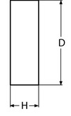 Светильник галогеновый точечный (чертеж)
