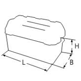 Влагозащитный короб аккумулятора пластмассовый (чертеж)