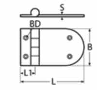 Петля S4 103x65 (чертеж)