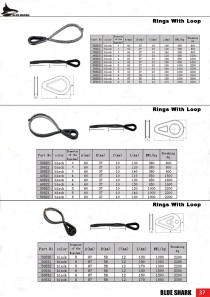 BLUESHARK Кольца из Dyneema с блоками низкого трения Blueshark Кольца из Dyneema с блоками низкого трения 