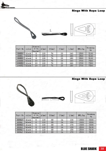 BLUESHARK Кольца из Dyneema с блоками низкого трения Blueshark Кольца из Dyneema с блоками низкого трения 
