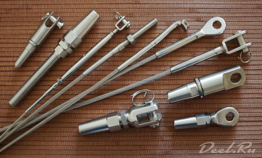 Изготовление нержавеющего стоячего такелажа