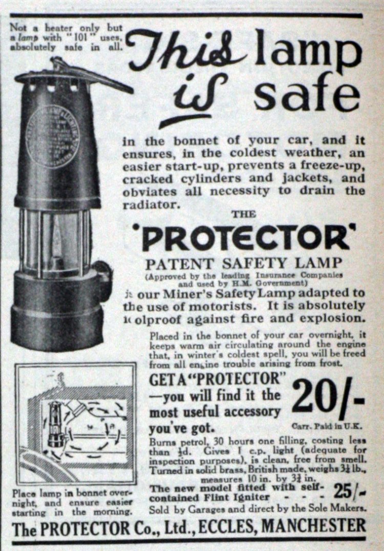 Protector Lamp and Lighting Co October 1931