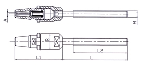 Норсеман с резьбой ART 8102 (чертеж)