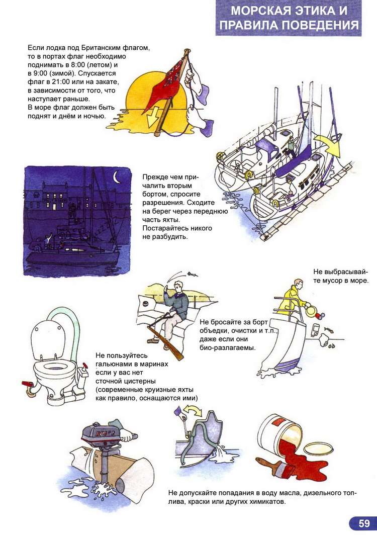 Ликбез матроса парусной яхты > Морская этика и правила поведения 